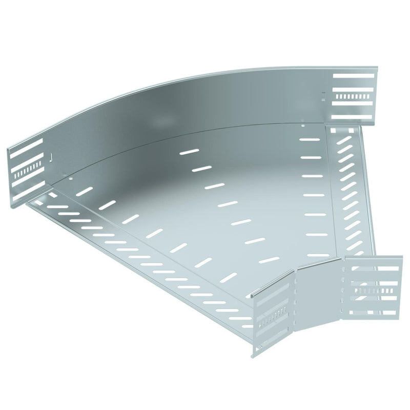 OBO Bettermann - Bogen für Kabelrinne Bogen 45 Grad RB 45 150 FS 110x500 bandverzinkt