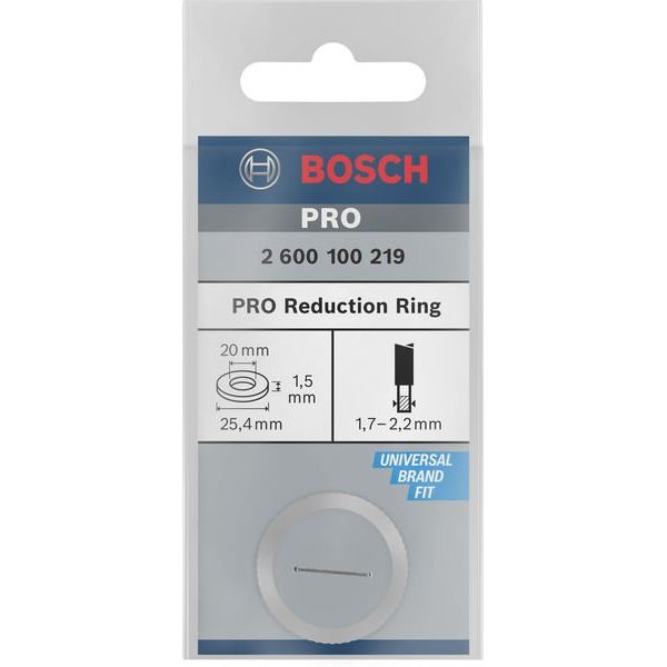 Bosch - Systemzubehör für Sägen (Akku/elektrisch/Druckluft) Reduzierring für PRO 2600100219 Kreissägeblatt 25.4