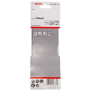 Bosch - Schleifpapier/Schleifvlies PRO X440 Schleifband, 75 x 2608606047 480 mm, G150, 3-tlg