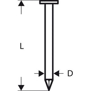 Bosch - Nagel für Nagelgerät Rundkopf-Streifennagel 2608200030(VE3000) SN21RK 80 3,1 mm 80