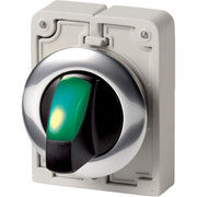 Eaton - Frontelement für Wahlschalter Leuchtwahltaste RMQ-Titan M30C-FWRLK-G rastend Knebelgriff