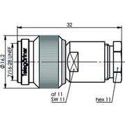 Telegärtner - Koax-Steckverbinder TNC-Kabelstecker 100023817 75Ohm