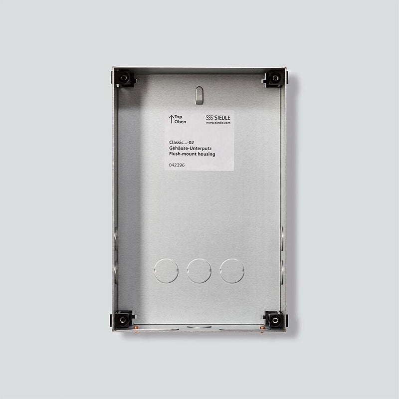 Siedle&Söhne - Montageelement für Türstation Unterputzgehäuse GU CL 02-0 Stahlblech verzinkt