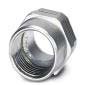 Phoenix Contact - Rundsteckverbinder, feldkonfektionierbar (Industriesteckverbinder) Gehäuseverschraubung SACC-DSIV-M12-NUT − 10 Stück