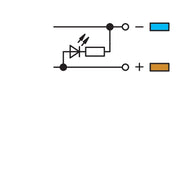 WAGO - Initiator/Aktor-Reihenklemme Initi.-Einspeiseklemme 280-586/281-496 24V NPN − 10 Stück
