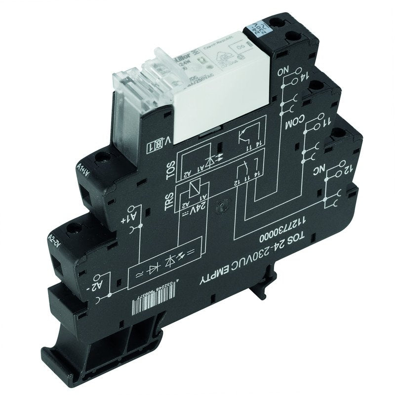 Weidmüller - Schaltrelais Relaiskoppler TRS 230VUC 1CO 16A 230V UC+/-5% 16A − 10 Stück