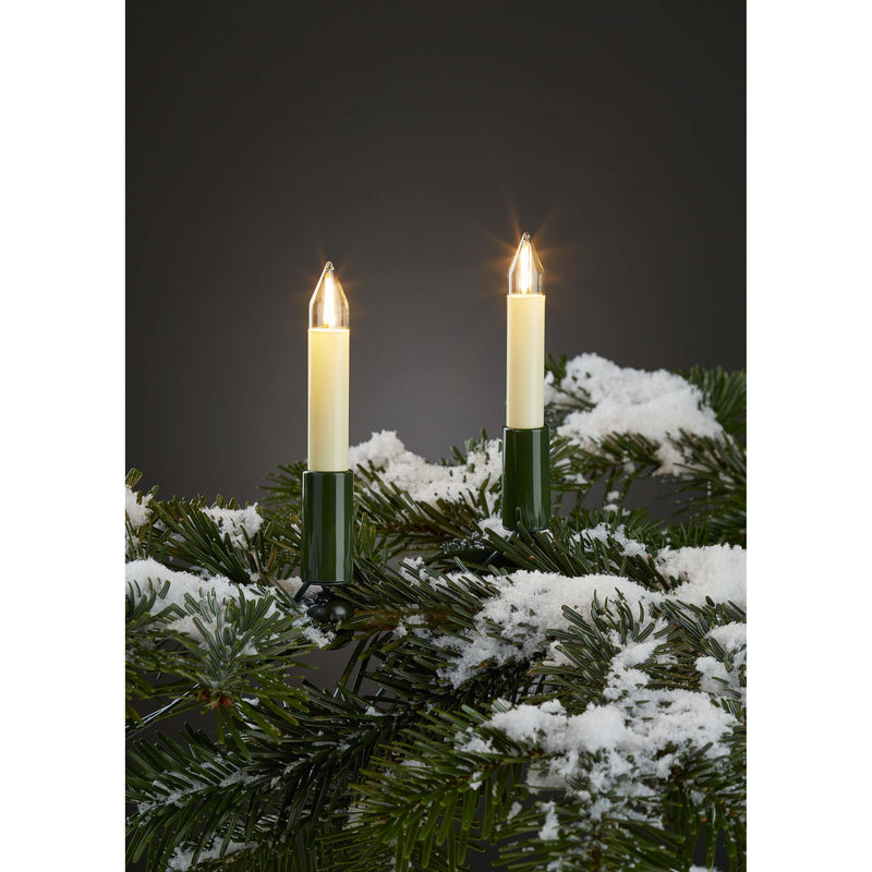Hellum - Festbeleuchtung LED-Filament-Kerzenkette 845556 20-tlg. außen