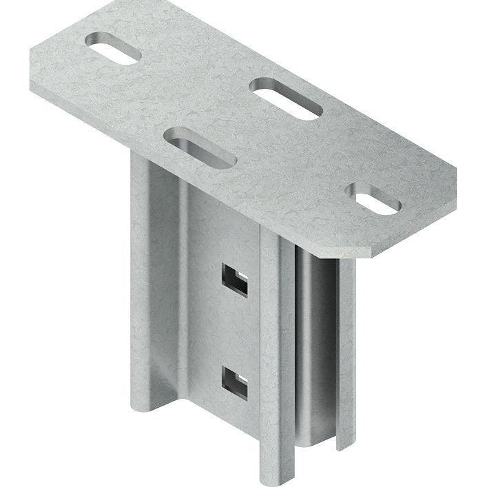 Niedax - Kopfplatte für Stiel/Profilschiene Kopfplatte KI 80