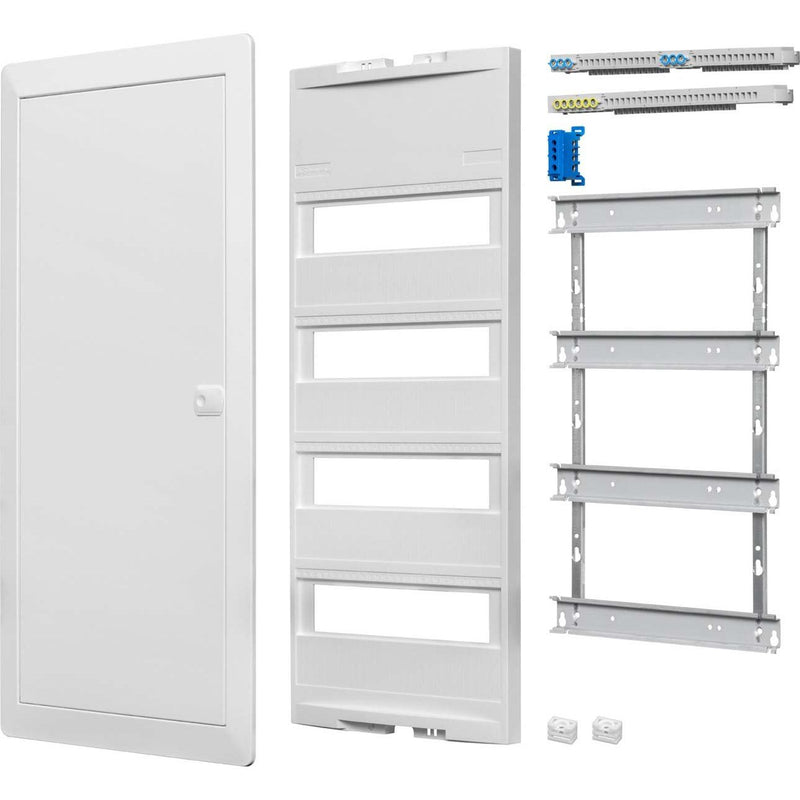 ABN - Installationskleinverteiler Einbauset AE48R 4-reihig, HW/UP