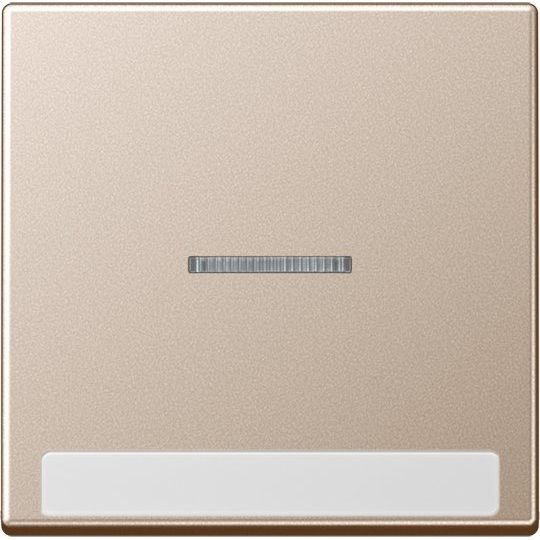 Jung - Abdeckung/Bedienelement für Installationsschalterprogramme Wippe mit Schriftfeld A 590 BF NA KO5 CH 1fach champagner