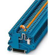 Phoenix Contact - Trenn- und Messtrenn-Reihenklemme Durchgangsreihenklemme UT 4-MT-P/P BU − 50 Stück