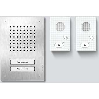 Siedle&Söhne - Türsprech-Set Audio-Set Siedle Classic SET CLAB 850-2 E/W Edelstahl/Weiß