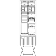 Elsta Mosdorfer - Zähler-Komplettschrank Zähleranschlusssäule ZS342B.W2.12A A340 W2 2Z BKEI 12TE