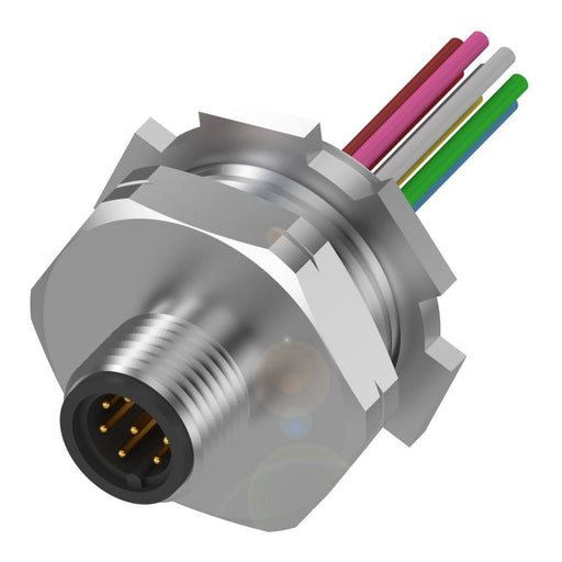 Balluff - Rundsteckverbinder, feldkonfektionierbar (Industriesteckverbinder) Flanschsteckverbinder BCC M458-000#BCC0E1M − 1 S
