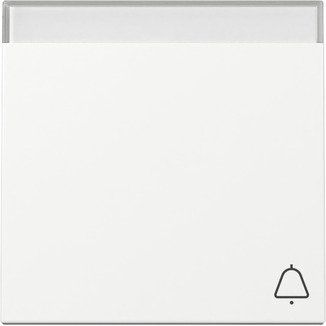 Gira - Abdeckung/Bedienelement für Installationsschalterprogramme Wippe Symb. Klingel 367303 Reinweiß