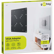 Goobay - Halterung für Audio-/Videosysteme VESA-Adapter 63267 f.TV-Wandhalterung