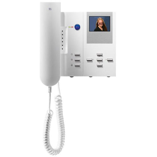 TCS Tür Control - Innenstation für Türkommunikation Video color Innenstation IMM1300-0140 m.Hörer 4+5 Taste