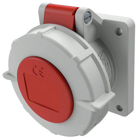 Mennekes - CEE-Anbausteckdose (IEC 60309) Anbaudose TwinContact 1712 16A,4p,6h,400V,IP67