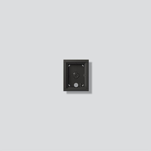 Siedle&Söhne - Montageelement für Türstation Gehäuse-Aufputz GA 612-1/1-01 DG Dunkelgrau-Glimmer