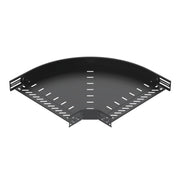 OBO Bettermann - Bogen für Kabelrinne Bogen 90° für Kabelrinne RB 90 640 FSK SW horizontal 60x400