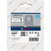 Bosch - Systemzubehör für Fräsen (Akku/elektrisch) PRO Grundplatte, halbrund, 2608001110 7 x 93 x 118 mm