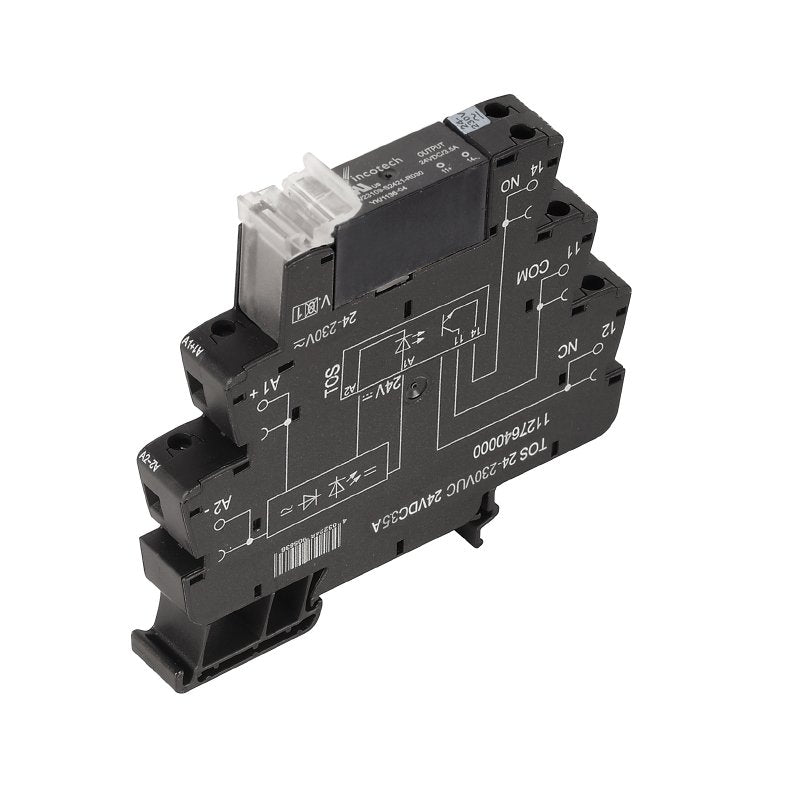 Weidmüller - Optokoppler Halbleiterrelais TOS24-230VUC24VDC5A 24230VUC10%,3..33VDC − 10 Stück