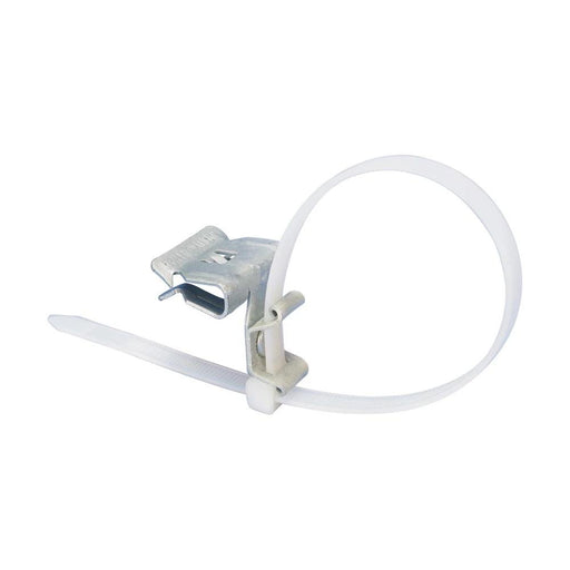 Erico - Befestigungsklammer Kabelbinder 2H4CTBW weiss − 100 Stück by Erico
