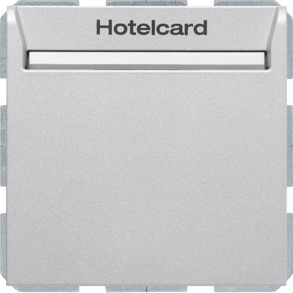 Berker - Taster Relais-Schalter Hotelcard 16408984 alu matt