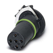 Phoenix Contact - Rundsteckverbinder, feldkonfektionierbar (Industriesteckverbinder) Einbausteckverbinder SACC-CI-M12F#1457652 − 100 Stück