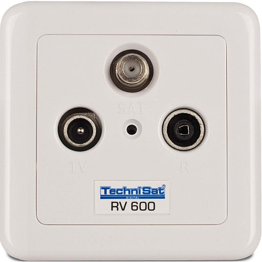 TechniSat - Antennensteckdose SAT-Durchgangsdose RV600-13 − 1 Stück by TechniSat
