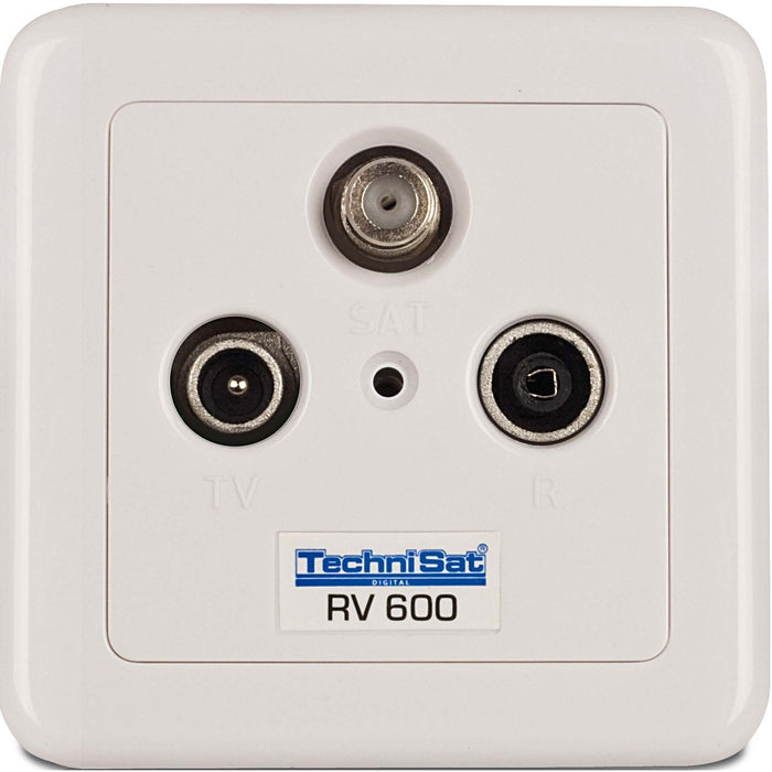 TechniSat - Antennensteckdose SAT-Durchgangsdose RV600-13  − 1 Stück
