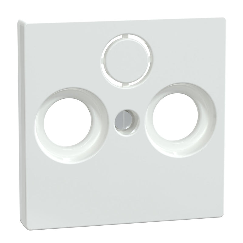 Merten - Einsatz/Abdeckung für Kommunikationstechnik Zentralplatte aws/gl 296725 für Antennendose