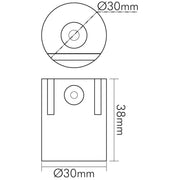 Nobile - Mechanisches Zubehör/Ersatzteile für Leuchten Wand-/Deckenbefestigung 1560970000 4er Set