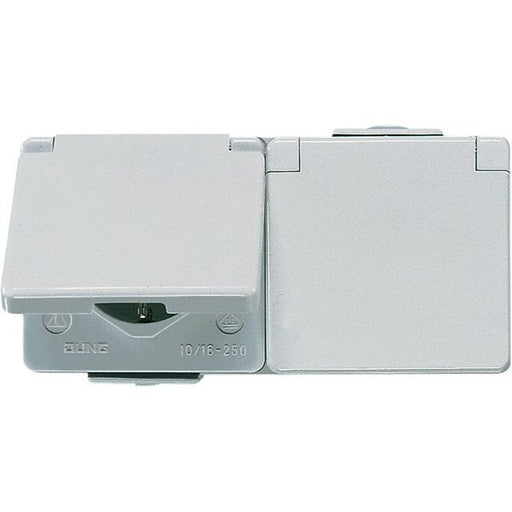 Jung - Steckdose SCHUKO-Steckdose 2-fach 622 WW 16A 250V waagr