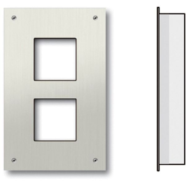 TCS Tür Control - Montageelement für Türstation Frontplatte UP ZAU2002-0030 für 2 AMI-Module