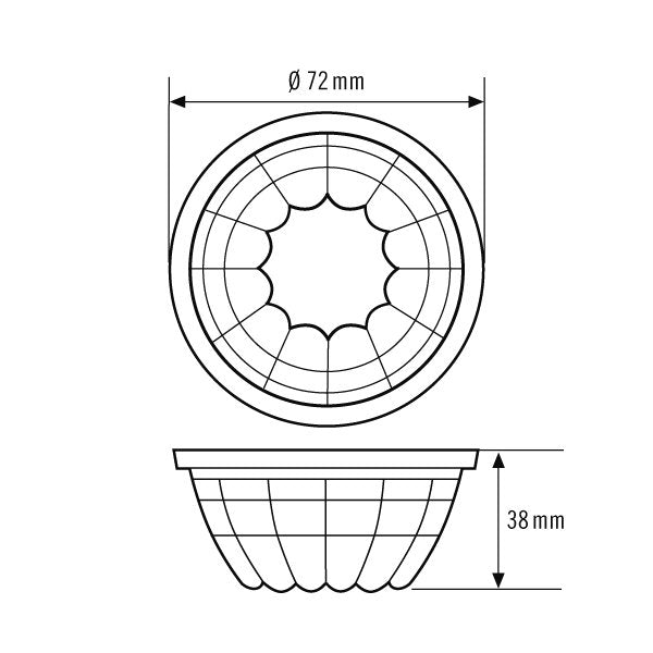 ESYLUX - Zubehör/Ersatzteile für Bewegungsmelder Abdeckung RC LENS MASK SET