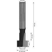 Bosch - Fräser PRO T-Nutfräser, 13,5 x 2608629684 8,6, Schaft 8 mm