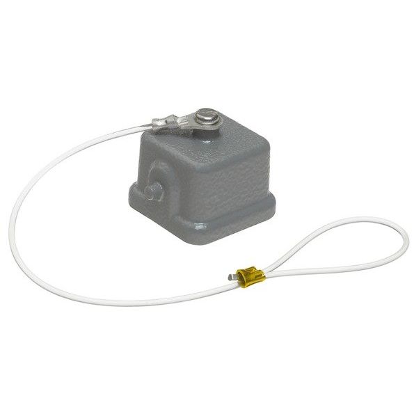 Harting - Schutzkappe für Industriesteckverbinder Abdeckkappe 09200035428 3 A m.Verliersich. − 10 Stück