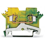 WAGO - Schutzleiter-Reihenklemme Schutzleiterklemme 280-607 0,08-2,5mmq gn/gelb