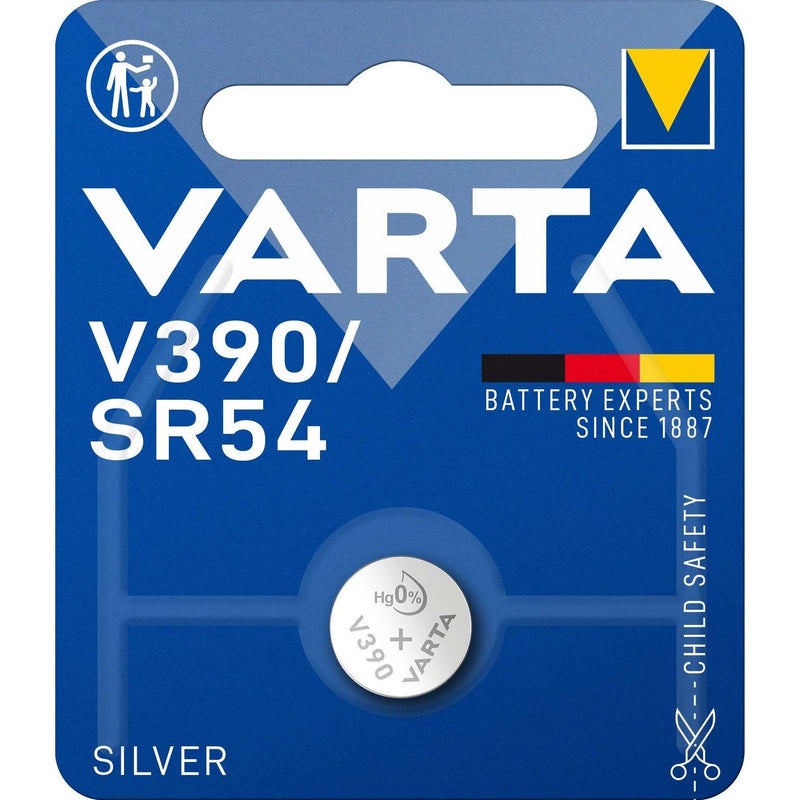 Varta Cons.Varta - Batterie Electronics V 390 Bli.1 1,55V/59mAh/Silber − 10 Stück