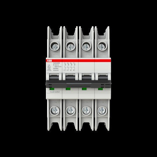 ABB Stotz S&J - Leitungsschutzschalter Sicherungsautomat SU204MR-K0.2 10kA, 0.2A, 4P, RTT