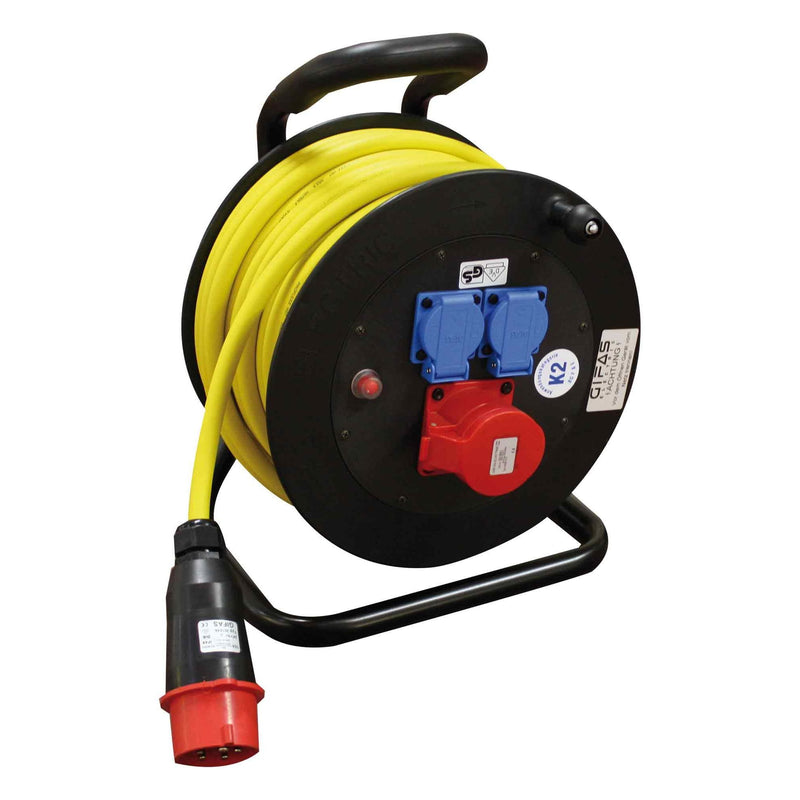 Gifas Electric - Kabeltrommel Vollgummi-Leitungsroller 502RB30525/102/16