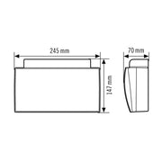 ESYLUX - Sicherheitsleuchte Notleuchte SLE/SLFEL#EN10061806 24m EKW 4W