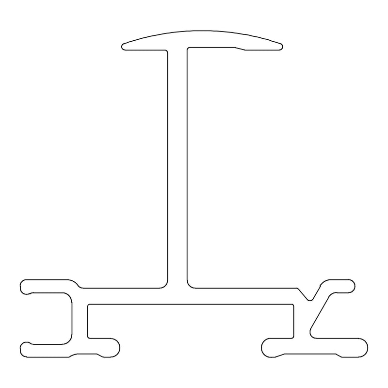 K2 Systems - Solar-Montageprofil Montageschiene 2004217 Ins.Rail 35 5,4m sw − 20 Stück