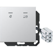Jung - Abdeckung/Bedienelement für Installationsschalterprogramme Hotelabdeckung AL CU KO5 M 24 mit LED-Einheit 24 V