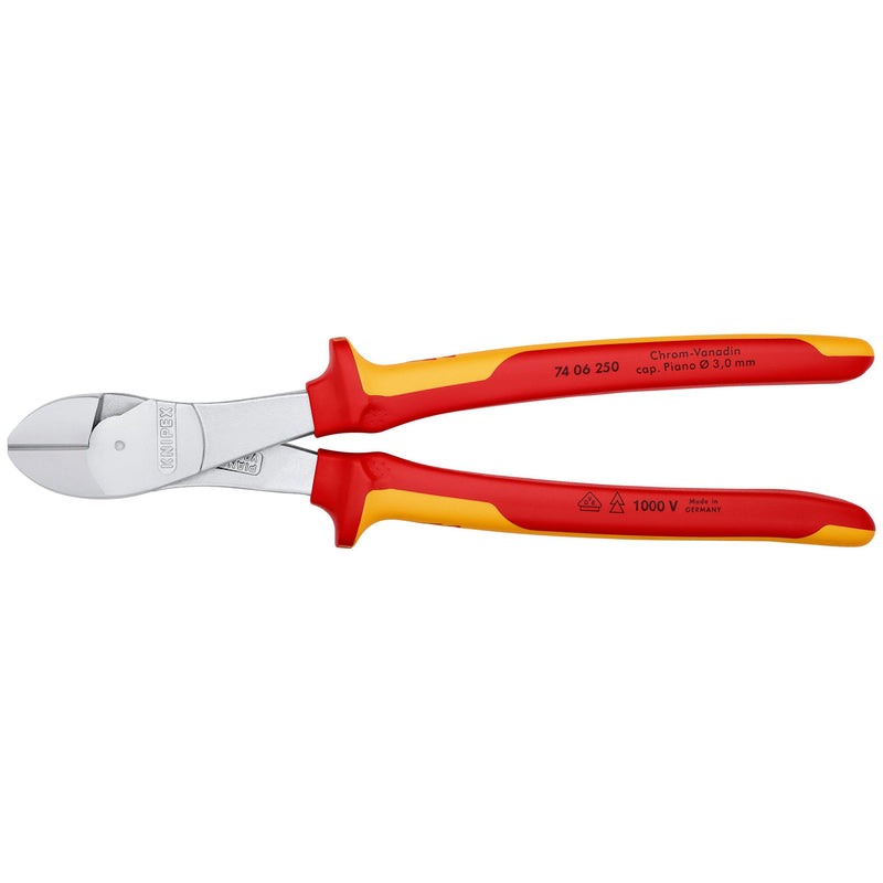 Knipex - Seitenschneider Kraft-Seitenschneider 74 06 250 isoliert, 250mm