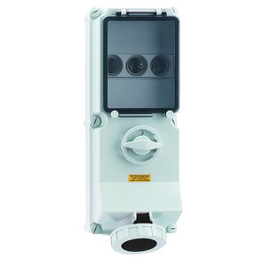 Bals Elektrotech - CEE-Steckdose abschaltbar, abgesichert (IEC 60309) Wandsteckdose abschaltbar 17547 verriegelt abgesich