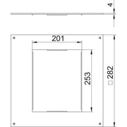 OBO Bettermann - Montagedeckel für Zugdose Montagedeckel DUG 250-3 6 250-2 f. GES6