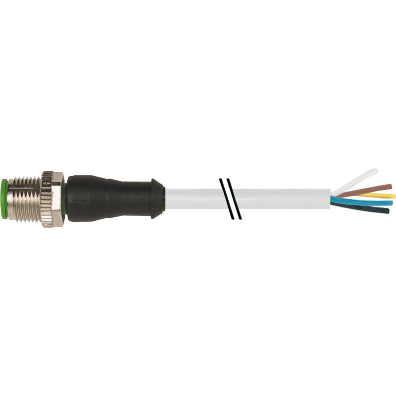 Murrelektronik - Rundsteckverbinder, feldkonfektionierbar (Industriesteckverbinder) Rundsteckverbinder 7000-12041-2351000 M12 St - PUR-JB − 1 Stück