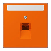 Jung - Einsatz/Abdeckung für Kommunikationstechnik Abdeckung für IAE/UAE LC 969-1 NAUA 224 orange (32080)